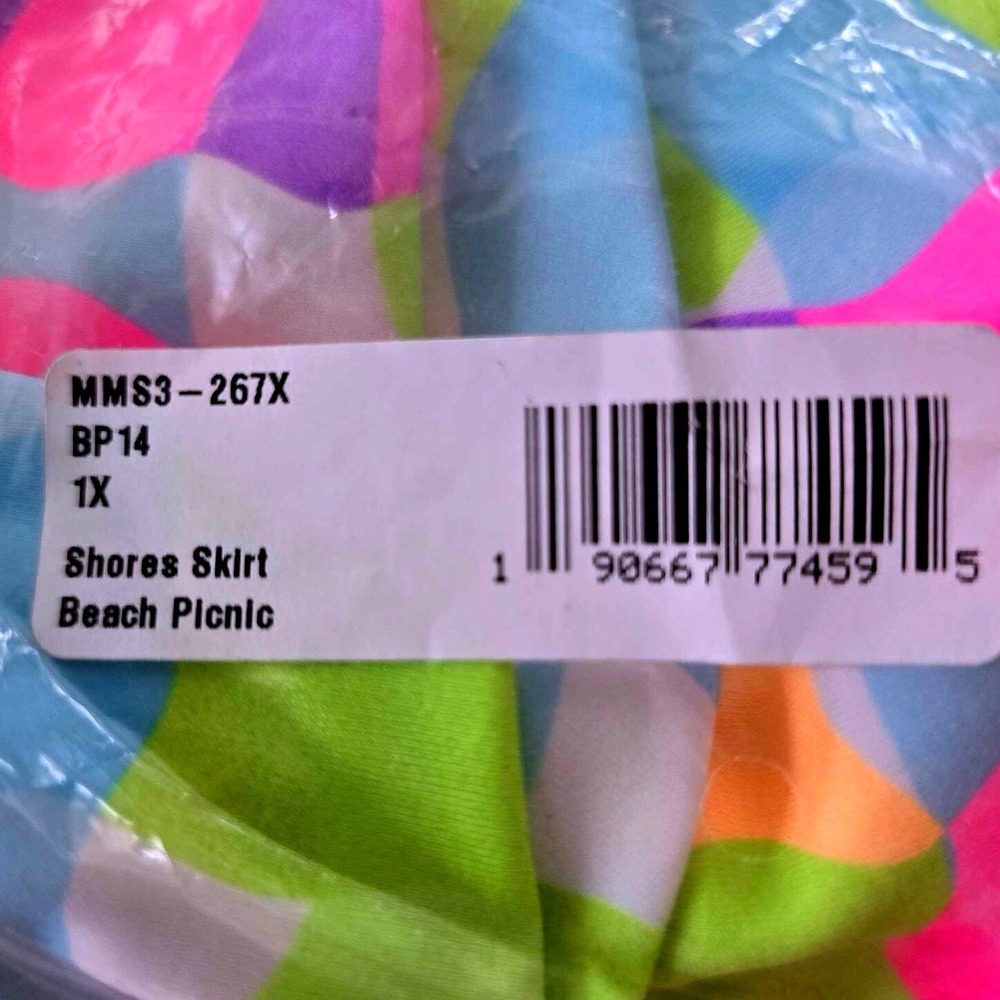 Show‎ Me Your MuMu Shores Swim Coverup Skirt Sz 1X - Picture 6 of 6